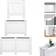 Vida Designs Modern Radiator Cover White Cabinet
