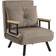 Homcom Sleeper Light Brown Lænestol 81cm