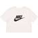 Nike Sportswear Older Kids' Girls' Cropped T-Shirt White