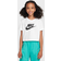 Nike Sportswear Older Kids' Girls' Cropped T-Shirt White