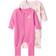 Name It Baby Pyjamahaalari 2-Pack - Roosa