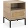 Costway Home Boho Natural Bedside Table 40.6x40.6cm