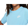 Nike Kid's Sportswear T-shirt - Aquarius Blue/White