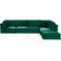 Beliani Evja Velvet/Green Soffa 340cm 6st 5-sits