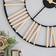 Melody Maison Large Skeleton Black/Gold Wall Clock 60cm