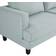 HOME DETAIL Couch Living Pale Blue Sofa 194cm 3 Seater