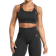 Gymshark Adapt Fleck Seamless Sports Bra - Mineral Black