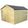 Marlborough 13 X 10 Windowless T&g Wooden Workshop Double Doors 13' X X 10Ft