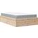 vidaXL Solid Pine Sengeramme 120x190cm