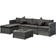 OutSunny 841-096 Outdoor Lounge Set, 1 Table incl. 4 Sofas