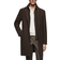 Mango Detachable Collar Wool Coat - Brown