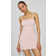 Garage Kassidy Mesh Mini Dress - Chalk Pink/Bright White