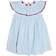 Copenhagen Colors Seersucker Heart Dress - Sky Blue/Cream Stripe/Berry