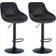 CLP Lazio Dark Grey/Black Barhocker 104cm 2Stk.