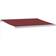 vidaXL Manual Retractable Awning Burgundy 400.1x300cm