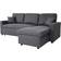 MCW L17 Dark Grey Sofa 228cm 3-Sitzer