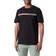 Tommy Hilfiger Men's Chest Stripe Short Sleeve Round Neck T-shirt - Black