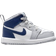 NIKE Jordan 1 Mid TD - White/Wolf Grey/Midnight Navy