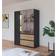 Rauch Costa Revolving Door Grey Metallic/Oak Artisan