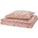 IKEA Rodgersia Påslakan Vit, Rosa (200x150cm)