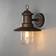 Konstsmide Napoli Black/Rust Wandlampe