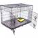 Pretty Pooch Foldable Dog Crate with Microfibre Cloths M 45x51.5cm