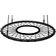 Nordic Play Net Round Swing with Hole Ø100cm