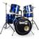 Rockjam Full Sized Drum Kit with Drum Throne and Drumsticks