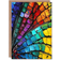 ARTERY8 Greeting Card Dragonfly Wing Close Up Colourful Oil Painting