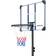 AOKUNG Portable Basketball Hoop Stand 5.4ft - 7ft Adjustable Height