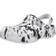 Crocs Baya Printed Lined Clog - White/Grey