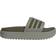 adidas Adilette Platform Slides - Silver Pebble/Olive Strata