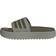 adidas Adilette Platform Slides - Silver Pebble/Olive Strata