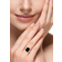 Effy Ring - Gold/Onyx/Diamonds