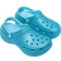 Crocs Classic Platform Glitter Clog - Pale Blue