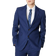 Burton Sharkskin Suit Jacket - Royal Blue