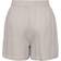 Pieces Mastina Cotton High Waisted Shorts - Silver Grey