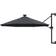 vidaXL Wall-Mounted Parasol with LED 300cm