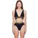 Versace Bikini Top Beachwear Nero-Donna Black