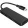 Nordic 4-ports USB-C 2.0 Hub 3xUSB-A 480 Mbps 1xUSB-C 480 Mbps