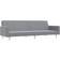 vidaXL 3216227 Light Grey Soffa 220cm 2st 2-sits