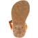 Kensie Girl's Open-Toe Flat Footbed Sandals - Tan