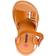 Kensie Girl's Open-Toe Flat Footbed Sandals - Tan