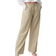 Gina Tricot Linen Blend Trousers - Beige