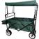 Samuel Alexander Folding Festival Camping Storage Trolley with Canopy & Waterproof Cover 100Kg Capacity