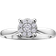 T.H.Baker Cluster Ring - White Gold/Diamond