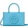 Tory Burch Mini Ella Bio Tote - Skylight Blue