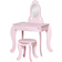 Homcom Kids Vanity Table & Stool