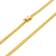 Nuragold Solid Miami Cuban Link Chain Pendant Necklace 5mm - Gold