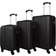 Groundlevel Delta Stripe Set of 3 - Black